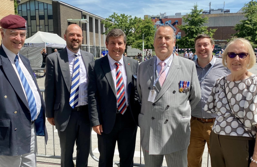 Richard at Armed Forces Day in Basildon