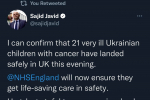 Sajid Javid Tweet