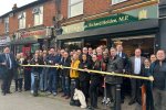 Richard opening his new constituency office